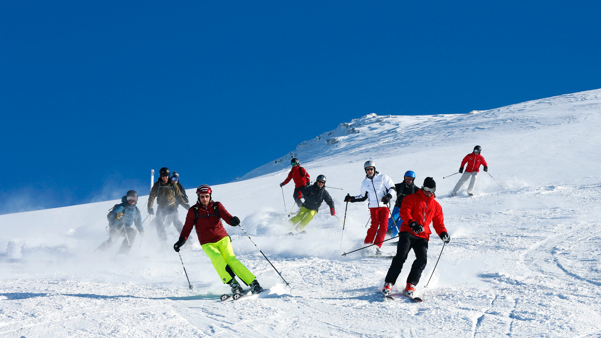 Arosa skiers